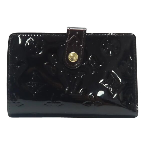 Louis Vuitton Burgundy Monogram Patent Leather Wallet 330-041025 - Picture 1 of 12
